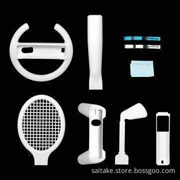 Sports Pack for Wii Game Consoles, Includes Baseball Grip and Remote Cover